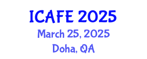 International Conference on Accounting, Finance and Economics (ICAFE) March 25, 2025 - Doha, Qatar