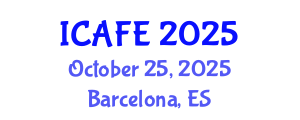 International Conference on Accounting, Finance and Economics (ICAFE) October 25, 2025 - Barcelona, Spain