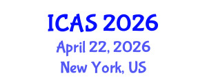 International Conference on Accounting Studies (ICAS) April 22, 2026 - New York, United States