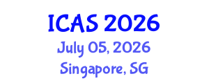 International Conference on Accounting Studies (ICAS) July 05, 2026 - Singapore, Singapore