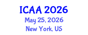 International Conference on Acoustics and Applications (ICAA) May 25, 2026 - New York, United States International Conference on Acoustics and Applications (ICAA) May 25, 2026 - New York, United States