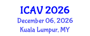 International Conference on Acoustics and Vibration (ICAV) December 06, 2026 - Kuala Lumpur, Malaysia