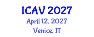 International Conference on Acoustics and Vibration (ICAV) April 12, 2027 - Venice, Italy International Conference on Acoustics and Vibration (ICAV) April 12, 2027 - Venice, Italy