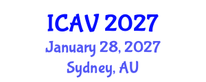International Conference on Acoustics and Vibration (ICAV) January 28, 2027 - Sydney, Australia