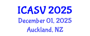 International Conference on Acoustics, Sound and Vibration (ICASV) December 01, 2025 - Auckland, New Zealand