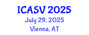 International Conference on Acoustics, Sound and Vibration (ICASV) July 29, 2025 - Vienna, Austria