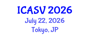 International Conference on Acoustics, Sound and Vibration (ICASV) July 22, 2026 - Tokyo, Japan