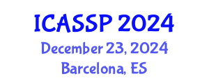International Conference on Acoustics, Speech and Signal Processing (ICASSP) December 23, 2024 - Barcelona, Spain