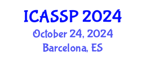 International Conference on Acoustics, Speech and Signal Processing (ICASSP) October 24, 2024 - Barcelona, Spain