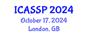 International Conference on Acoustics, Speech and Signal Processing (ICASSP) October 17, 2024 - London, United Kingdom