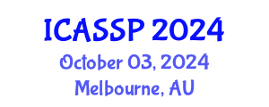 International Conference on Acoustics, Speech and Signal Processing (ICASSP) October 03, 2024 - Melbourne, Australia