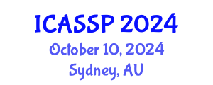 International Conference on Acoustics, Speech and Signal Processing (ICASSP) October 10, 2024 - Sydney, Australia