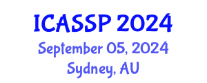 International Conference on Acoustics, Speech and Signal Processing (ICASSP) September 05, 2024 - Sydney, Australia