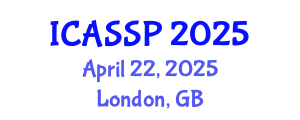 International Conference on Acoustics, Speech and Signal Processing (ICASSP) April 22, 2025 - London, United Kingdom