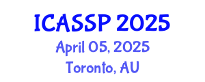 International Conference on Acoustics, Speech and Signal Processing (ICASSP) April 05, 2025 - Toronto, Australia