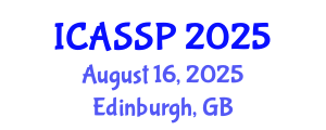 International Conference on Acoustics, Speech and Signal Processing (ICASSP) August 16, 2025 - Edinburgh, United Kingdom