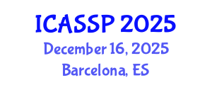 International Conference on Acoustics, Speech and Signal Processing (ICASSP) December 16, 2025 - Barcelona, Spain