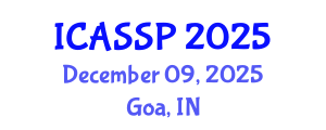 International Conference on Acoustics, Speech and Signal Processing (ICASSP) December 09, 2025 - Goa, India