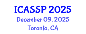 International Conference on Acoustics, Speech and Signal Processing (ICASSP) December 09, 2025 - Toronto, Canada