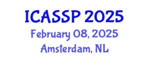 International Conference on Acoustics, Speech and Signal Processing (ICASSP) February 08, 2025 - Amsterdam, Netherlands