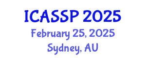 International Conference on Acoustics, Speech and Signal Processing (ICASSP) February 25, 2025 - Sydney, Australia