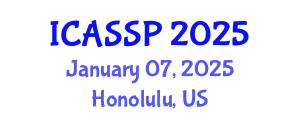 International Conference on Acoustics, Speech and Signal Processing (ICASSP) January 07, 2025 - Honolulu, United States