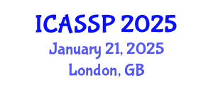 International Conference on Acoustics, Speech and Signal Processing (ICASSP) January 21, 2025 - London, United Kingdom
