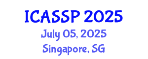 International Conference on Acoustics, Speech and Signal Processing (ICASSP) July 05, 2025 - Singapore, Singapore