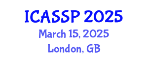International Conference on Acoustics, Speech and Signal Processing (ICASSP) March 15, 2025 - London, United Kingdom