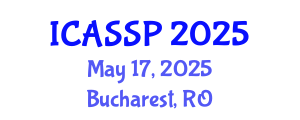 International Conference on Acoustics, Speech and Signal Processing (ICASSP) May 17, 2025 - Bucharest, Romania