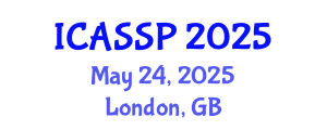 International Conference on Acoustics, Speech and Signal Processing (ICASSP) May 24, 2025 - London, United Kingdom
