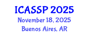International Conference on Acoustics, Speech and Signal Processing (ICASSP) November 18, 2025 - Buenos Aires, Argentina
