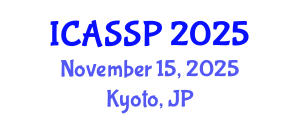 International Conference on Acoustics, Speech and Signal Processing (ICASSP) November 15, 2025 - Kyoto, Japan