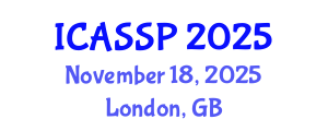 International Conference on Acoustics, Speech and Signal Processing (ICASSP) November 18, 2025 - London, United Kingdom