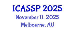 International Conference on Acoustics, Speech and Signal Processing (ICASSP) November 11, 2025 - Melbourne, Australia