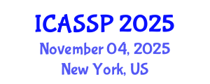 International Conference on Acoustics, Speech and Signal Processing (ICASSP) November 04, 2025 - New York, United States