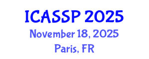 International Conference on Acoustics, Speech and Signal Processing (ICASSP) November 18, 2025 - Paris, France