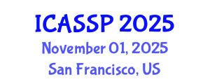 International Conference on Acoustics, Speech and Signal Processing (ICASSP) November 01, 2025 - San Francisco, United States