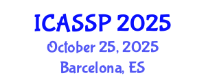 International Conference on Acoustics, Speech and Signal Processing (ICASSP) October 25, 2025 - Barcelona, Spain