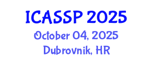 International Conference on Acoustics, Speech and Signal Processing (ICASSP) October 04, 2025 - Dubrovnik, Croatia