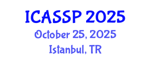 International Conference on Acoustics, Speech and Signal Processing (ICASSP) October 25, 2025 - Istanbul, Turkey
