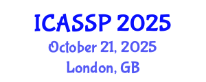International Conference on Acoustics, Speech and Signal Processing (ICASSP) October 21, 2025 - London, United Kingdom