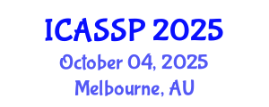 International Conference on Acoustics, Speech and Signal Processing (ICASSP) October 04, 2025 - Melbourne, Australia