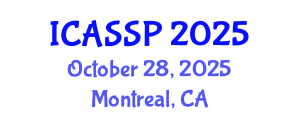 International Conference on Acoustics, Speech and Signal Processing (ICASSP) October 28, 2025 - Montreal, Canada