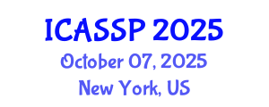 International Conference on Acoustics, Speech and Signal Processing (ICASSP) October 07, 2025 - New York, United States
