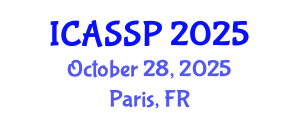 International Conference on Acoustics, Speech and Signal Processing (ICASSP) October 28, 2025 - Paris, France