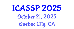 International Conference on Acoustics, Speech and Signal Processing (ICASSP) October 21, 2025 - Quebec City, Canada