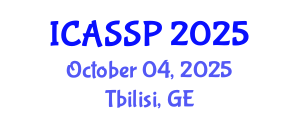 International Conference on Acoustics, Speech and Signal Processing (ICASSP) October 04, 2025 - Tbilisi, Georgia
