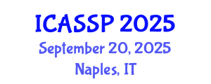 International Conference on Acoustics, Speech and Signal Processing (ICASSP) September 20, 2025 - Naples, Italy