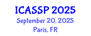 International Conference on Acoustics, Speech and Signal Processing (ICASSP) September 20, 2025 - Paris, France
